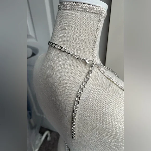 Dolls Kill Yin & Yang Iridescent Vinyl Flower Harness - Picture 6 of 6